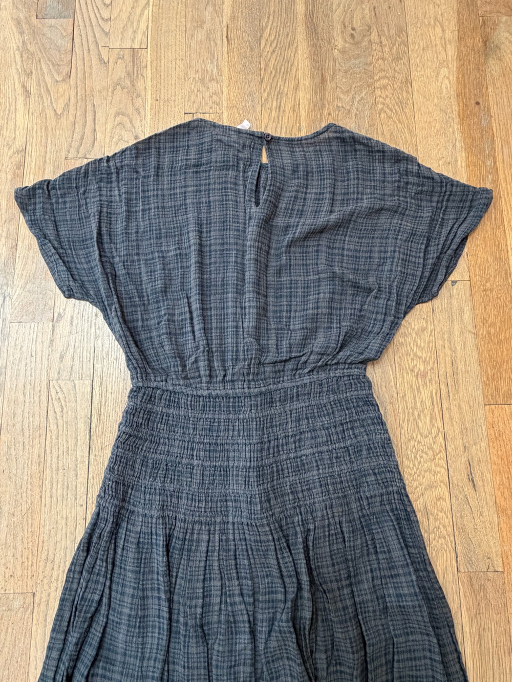 Apiece Apart Mana Midi Dress - Charcoal XS - Picture 3 of 12